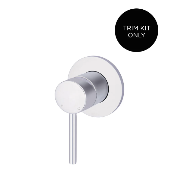 Meir Round Wall Mixer Finish Kit, Polished Chrome