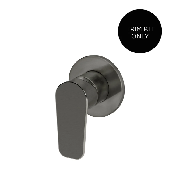 Meir Round Wall Mixer Paddle Handle Finish Kit, Shadow