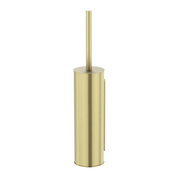 Meir Round Toilet Brush and Holder, Tiger Bronze