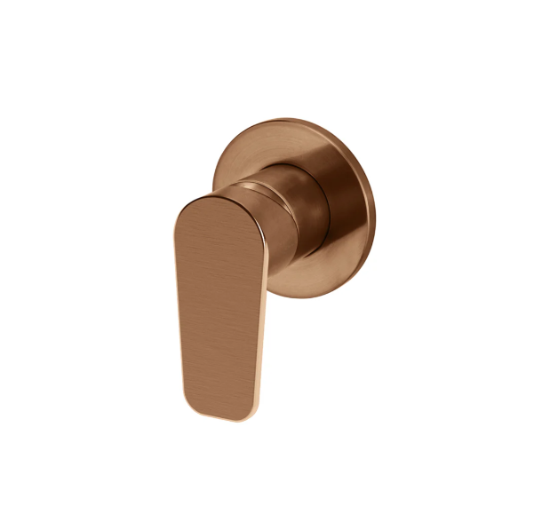 Meir Round Wall Mixer Paddle Handle Finish Kit, Lustre Bronze
