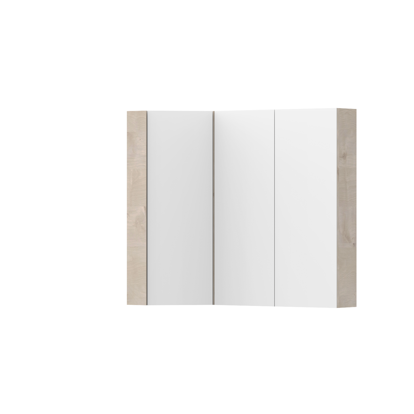 ADP Glacier Offset Corner Shaving Cabinet