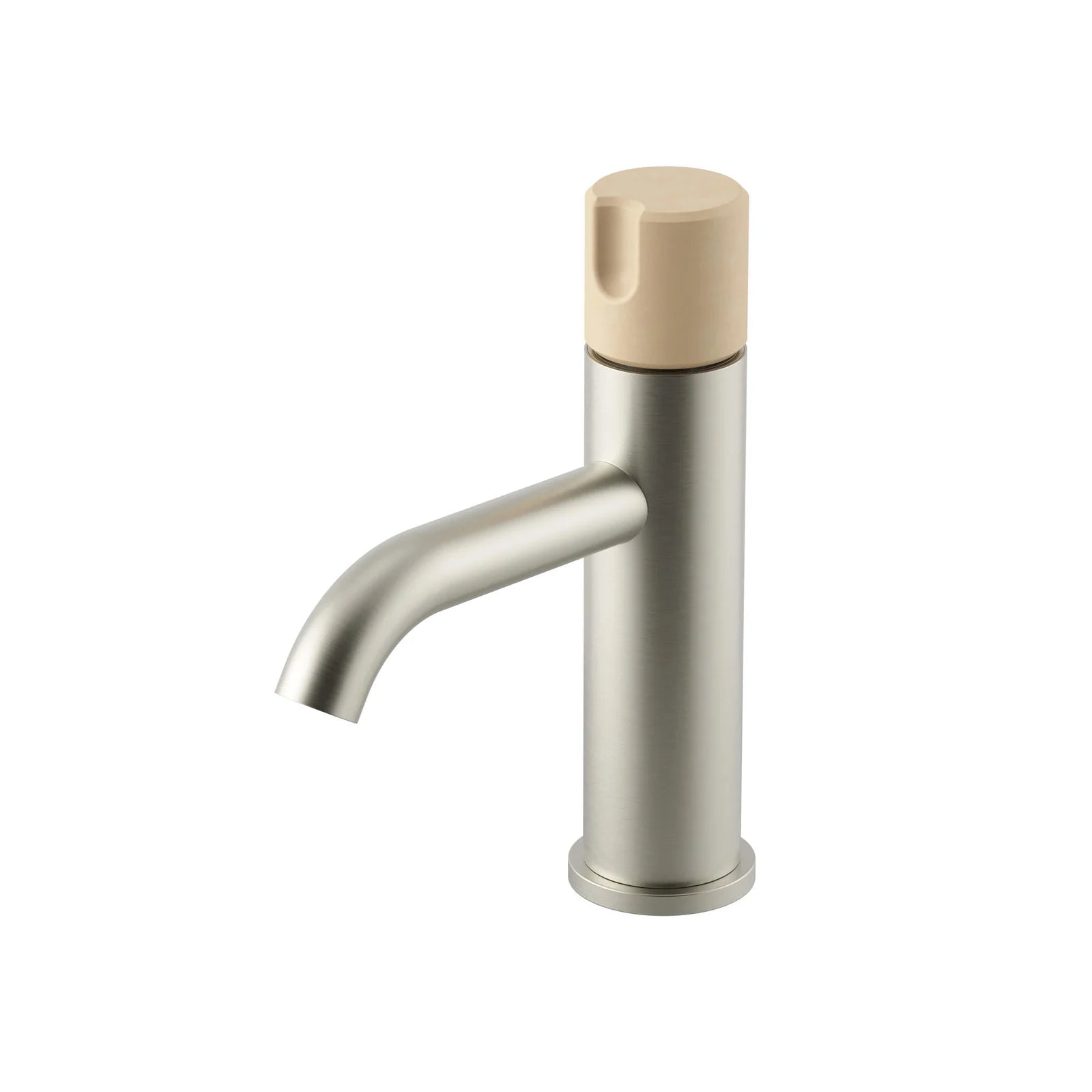 Meir X Nood Co. Alchemy Series Progressive Basin Mixer, Brushed Nickel/Nood