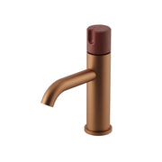 Meir X Nood Co. Alchemy Series Progressive Basin Mixer, Lustre Bronze/Clay