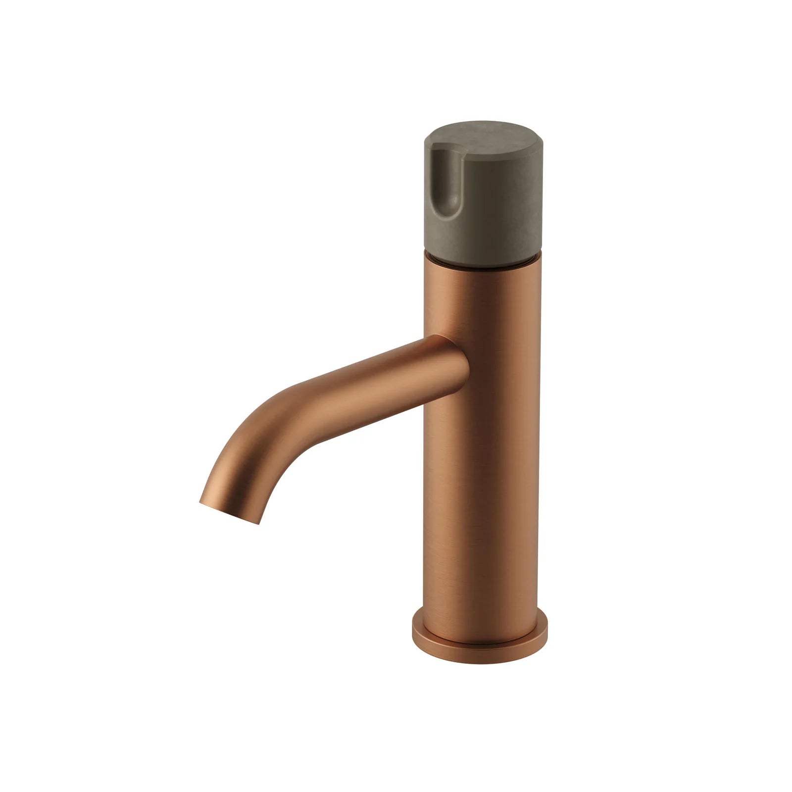Meir X Nood Co. Alchemy Series Progressive Basin Mixer, Lustre Bronze/Olive