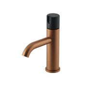 Meir X Nood Co. Alchemy Series Progressive Basin Mixer, Lustre Bronze/Storm