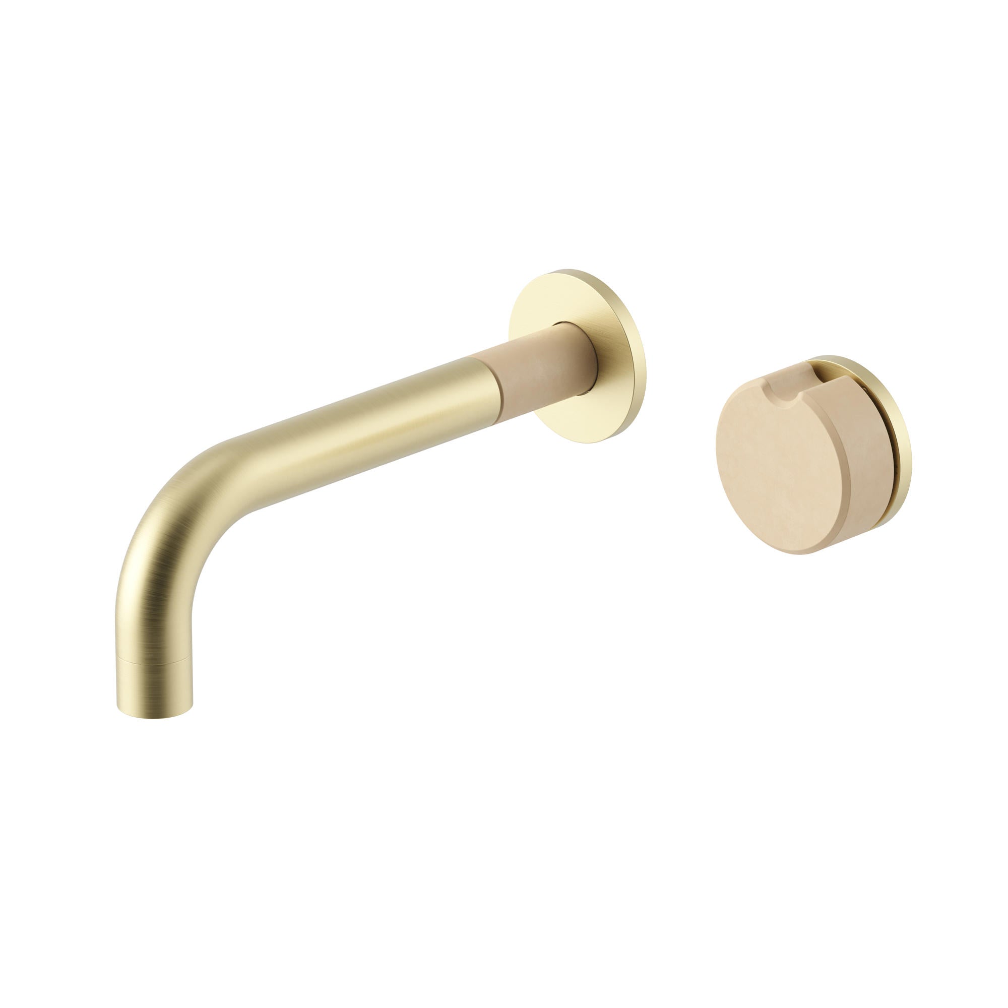 Meir X Nood Co. Alchemy Series, Progressive Wall Mixer Set, Tiger Bronze/Nood