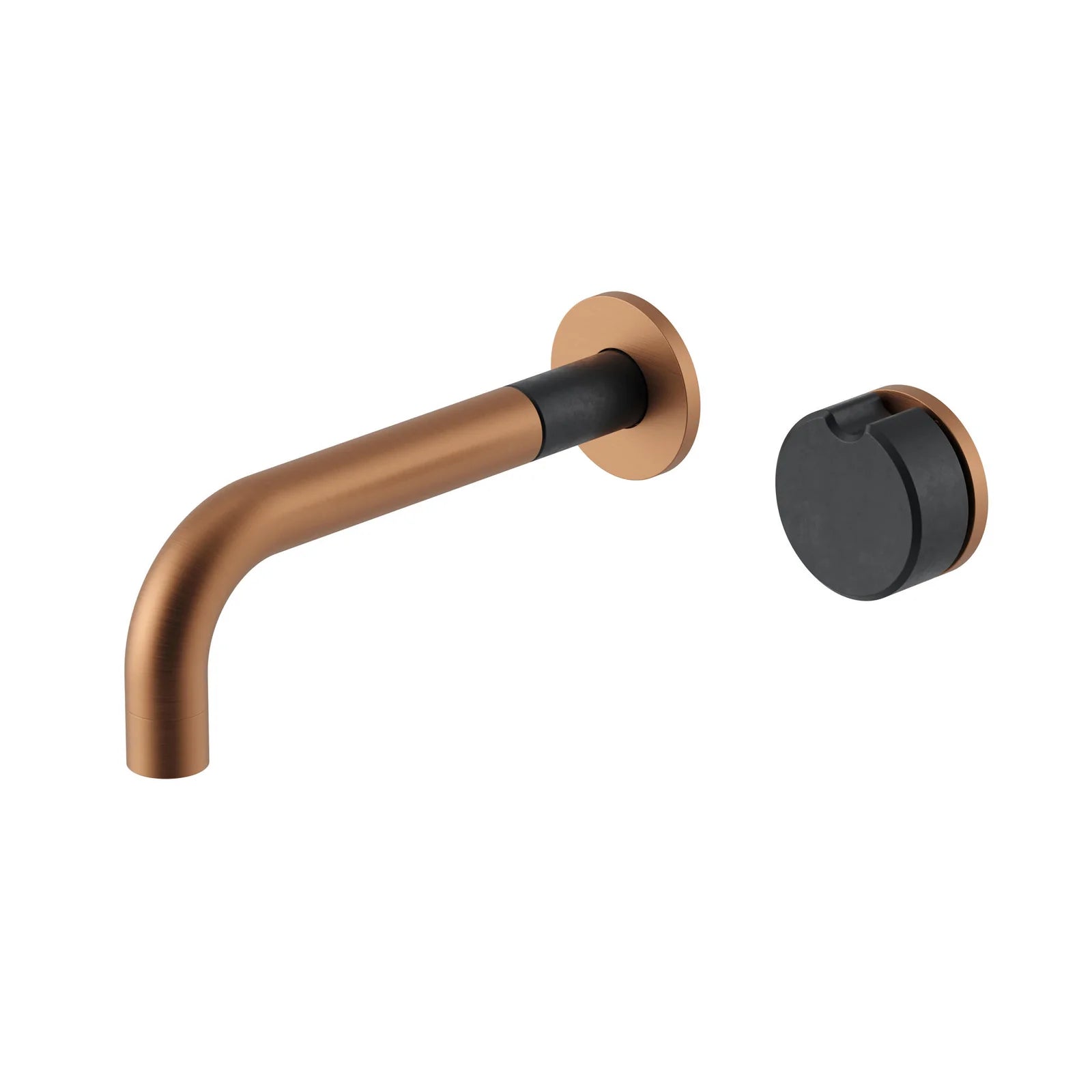 Meir X Nood Co. Alchemy Series Progressive Wall Mixer Set, Lustre Bronze/Storm