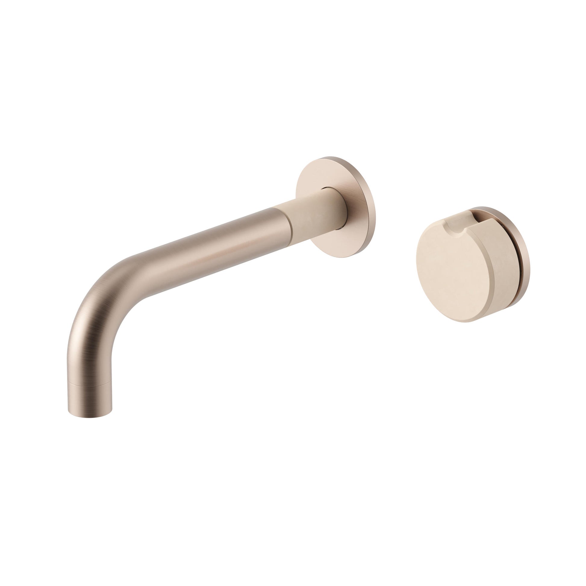 Meir X Nood Co. Alchemy Series, Progressive Wall Mixer Set, Champagne/Mushroom