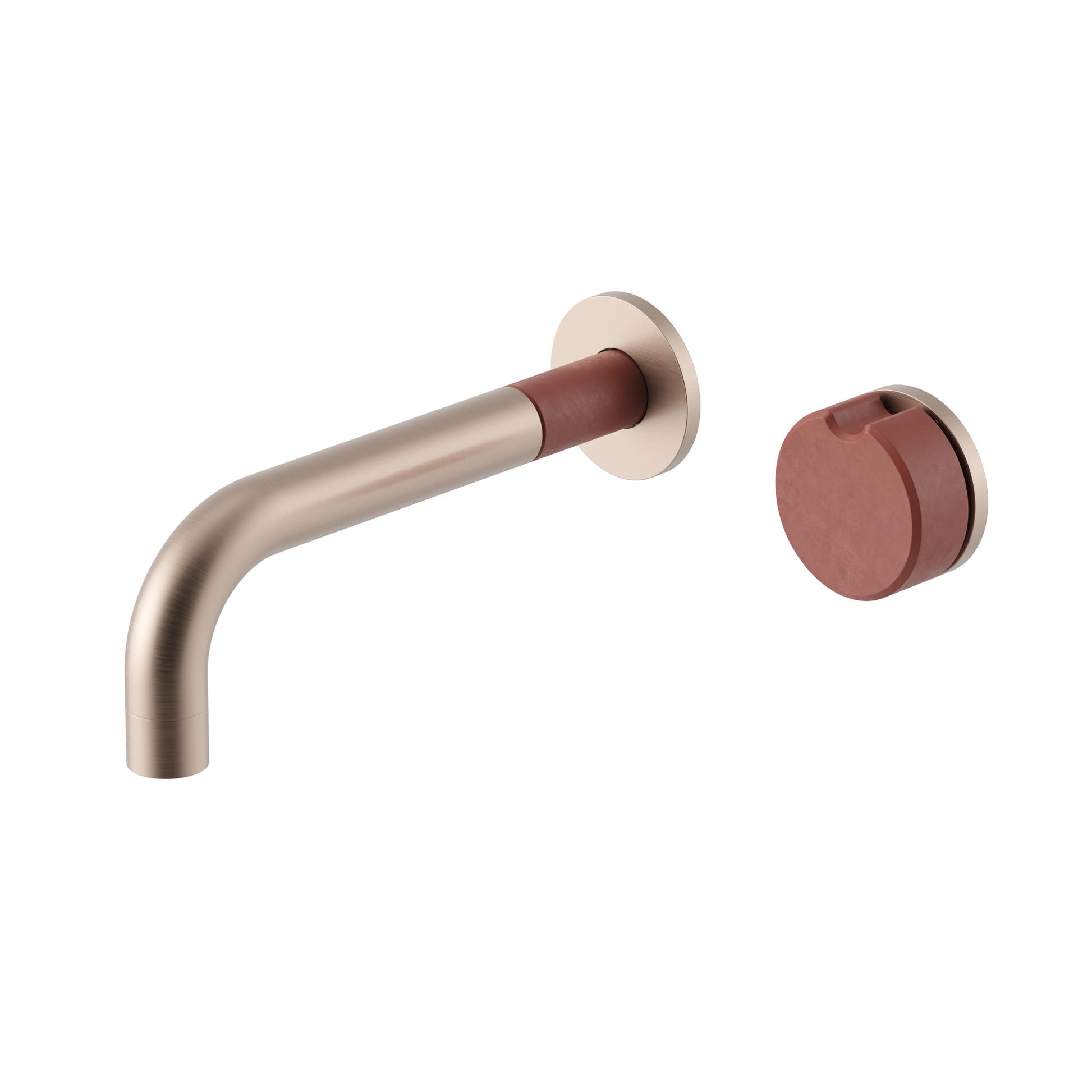 Meir X Nood Co. Alchemy Series, Progressive Wall Mixer Set, Champagne/Musk