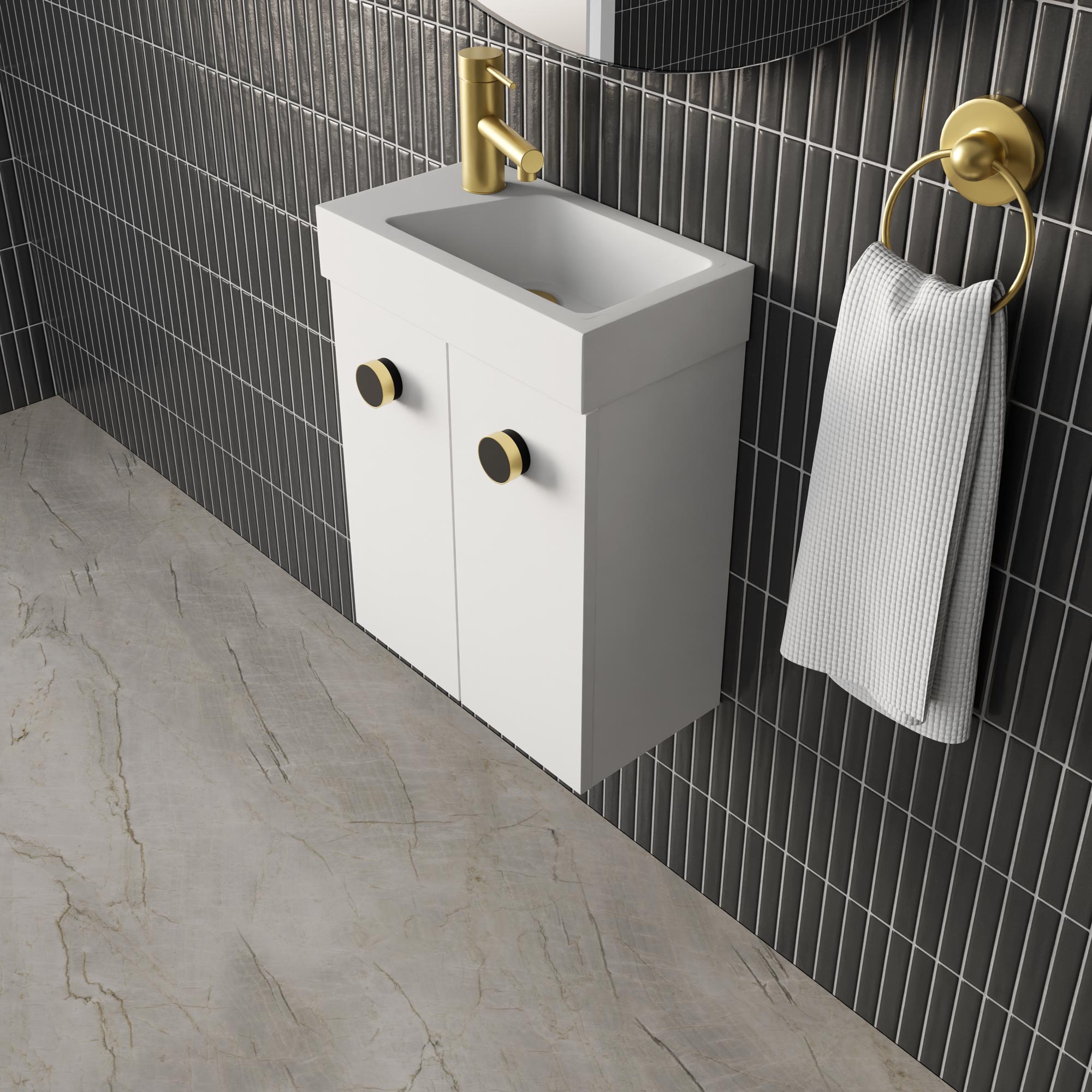 Marquis AstiBaby Compact Small Space Vanity