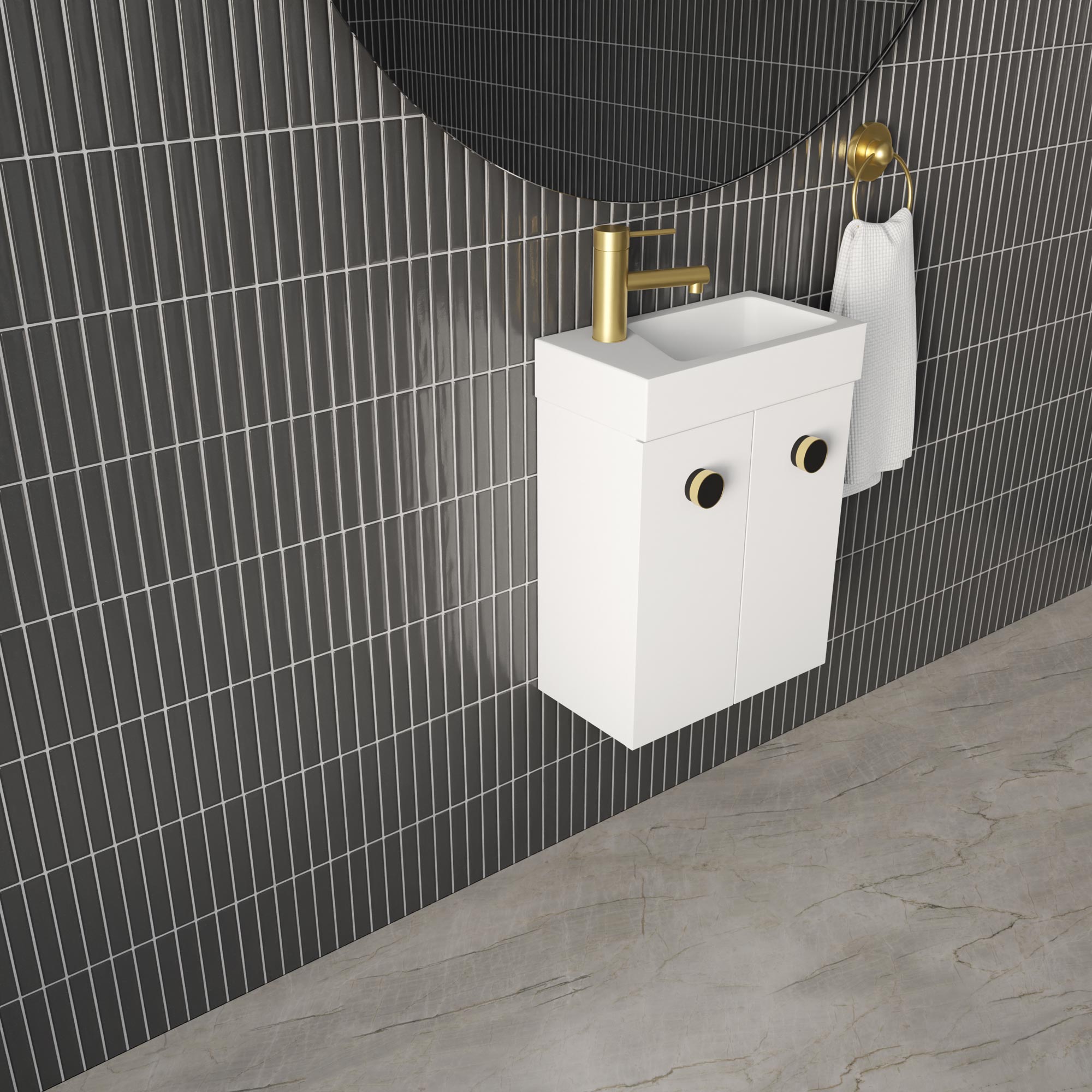 Marquis AstiBaby Compact Small Space Vanity