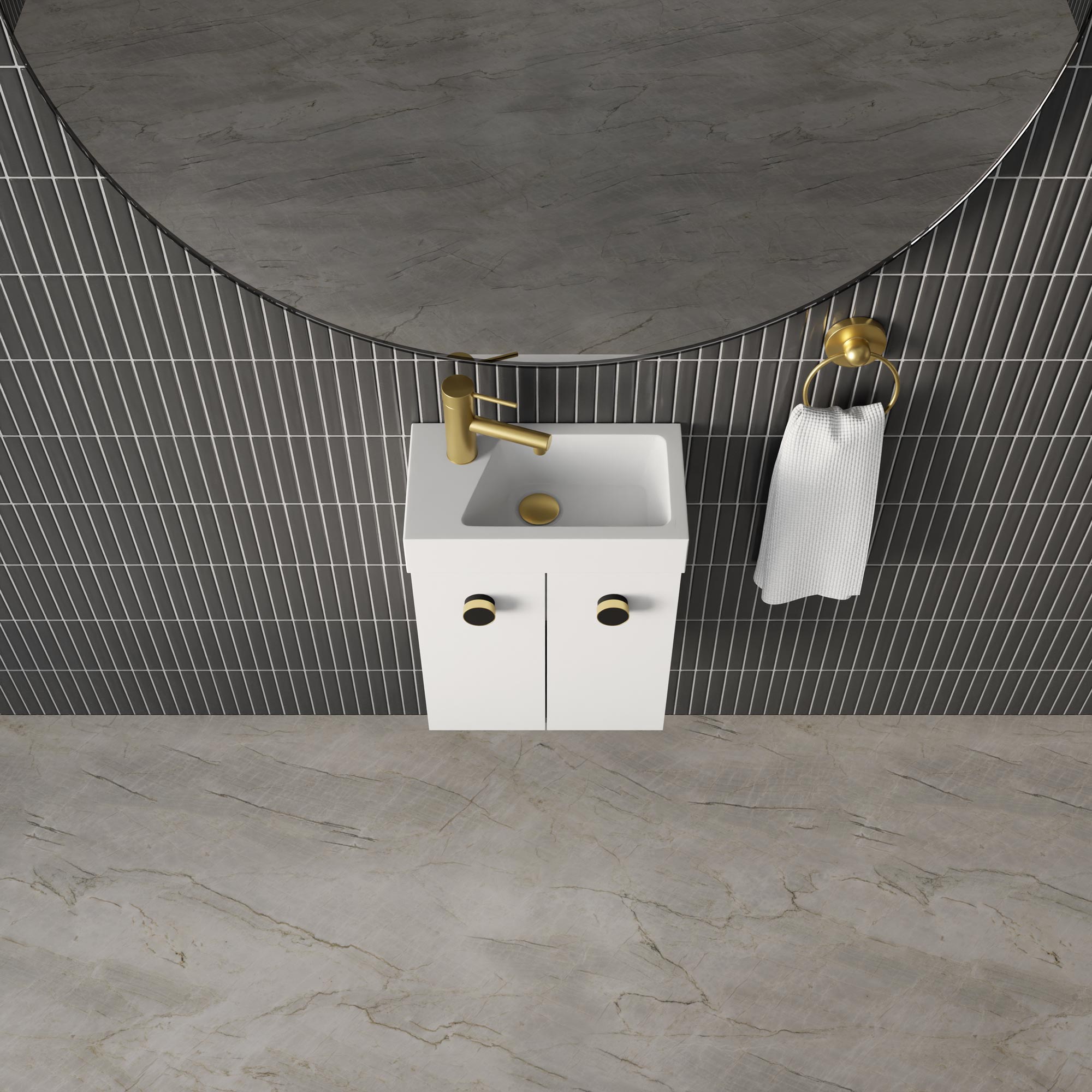 Marquis AstiBaby Compact Small Space Vanity