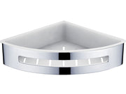 Fienza Corner Shower Shelf, Chrome/White
