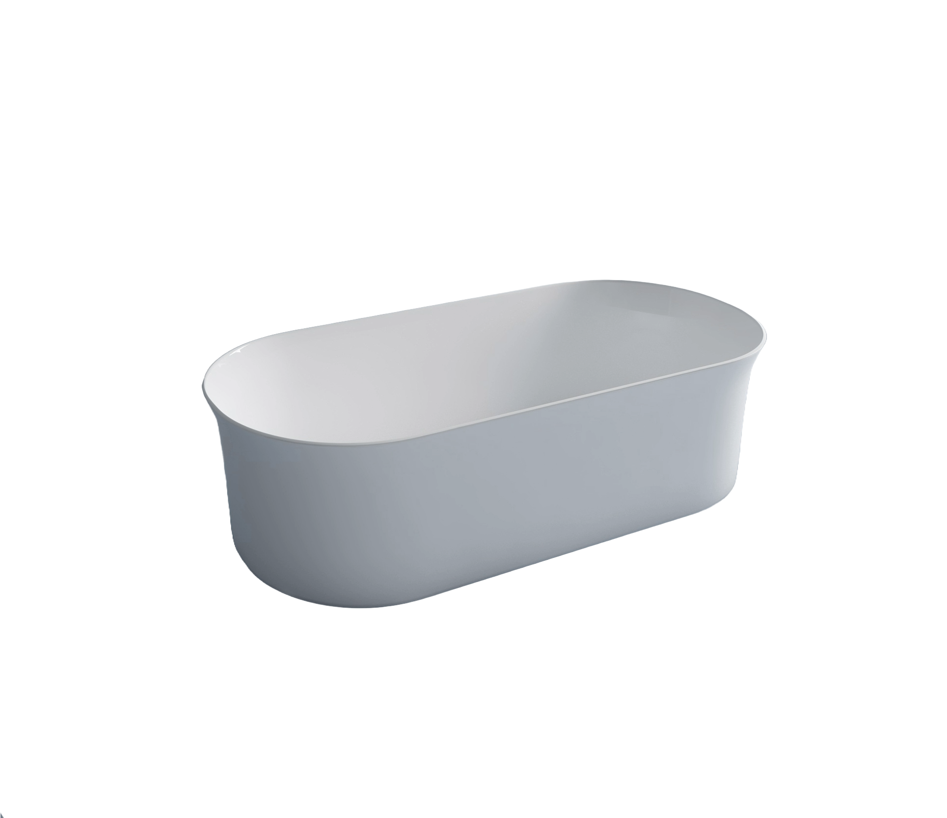 Studio Bagno Lust 1700 - Wall Faced Bath - Matte White