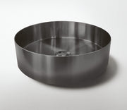 Studio Bagno Meteor Bench Basin - Brushed Gun Metal, Brushed Gunmetal