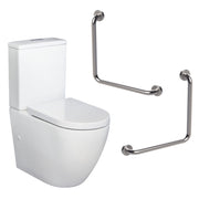 Fienza Ambulant Toilet Care Kit S-Trap 90-160, Gloss White