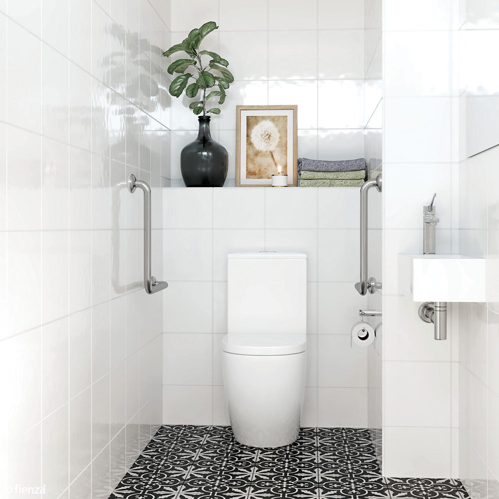 Fienza Ambulant Toilet Care Kit S-Trap 90-160, Gloss White