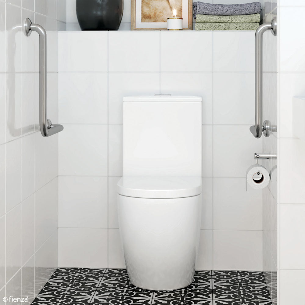 Fienza Ambulant Toilet Care Kit S-Trap 90-160, Gloss White