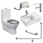 Fienza Accessible Delta Care Kit Left Rail Right Basin