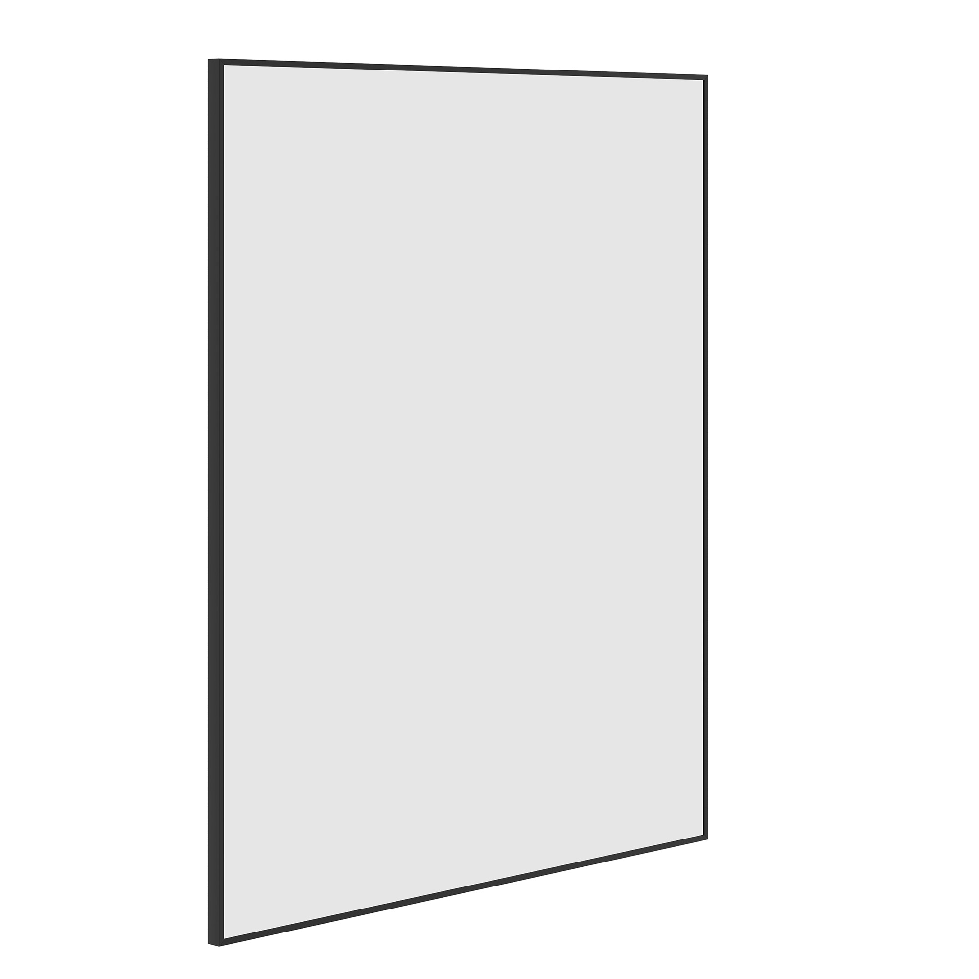 Thermogroup Carson Rectangle Framed Mirror - 900x750mm, Black