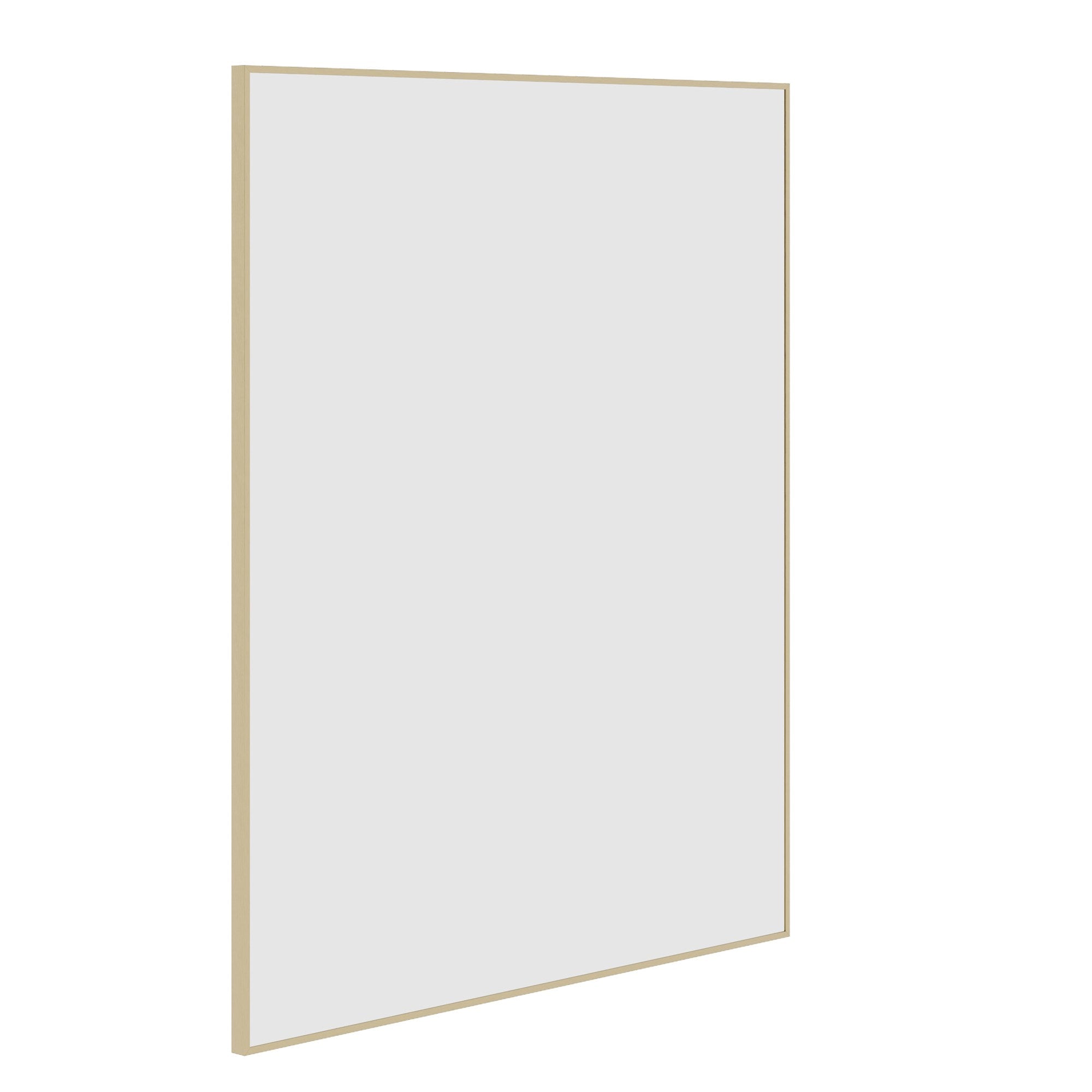 Thermogroup Carson Rectangle Framed Mirror - 900x750mm, Gold