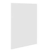 Thermogroup Carson Rectangle Framed Mirror - 900x750mm, White