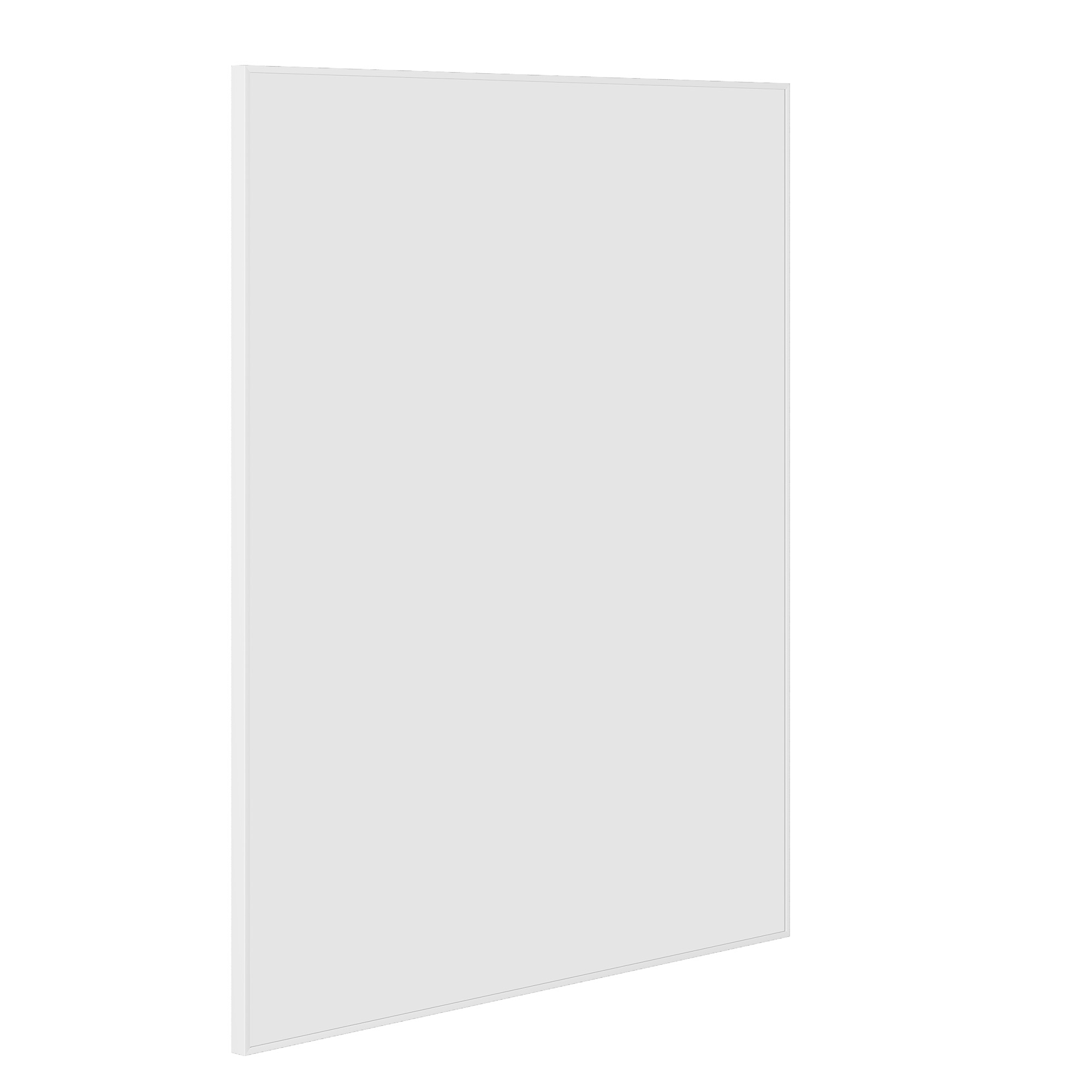 Thermogroup Carson Rectangle Framed Mirror - 900x750mm, White