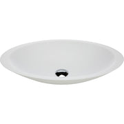 Fienza Bahama Stone Basin 600 x 350 x 105mm, Matte White