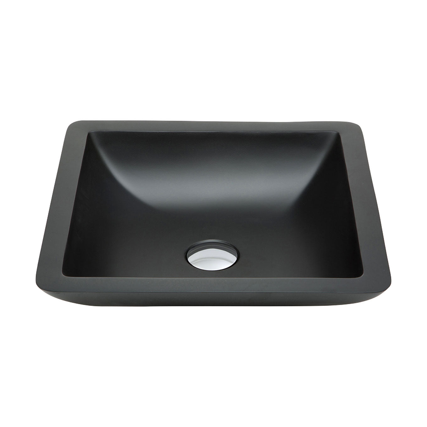Fienza Classique 420 Stone Basin 420 x 420 x 105mm, Matte Black