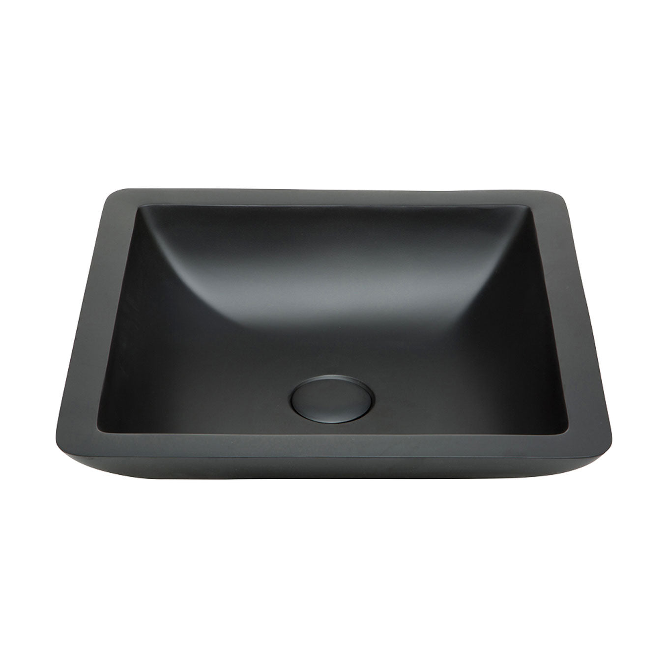 Fienza Classique 420 Stone Basin 420 x 420 x 105mm, Matte Black