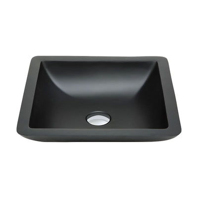 Fienza Classique 420 Stone Basin 420 x 420 x 105mm, Matte Black