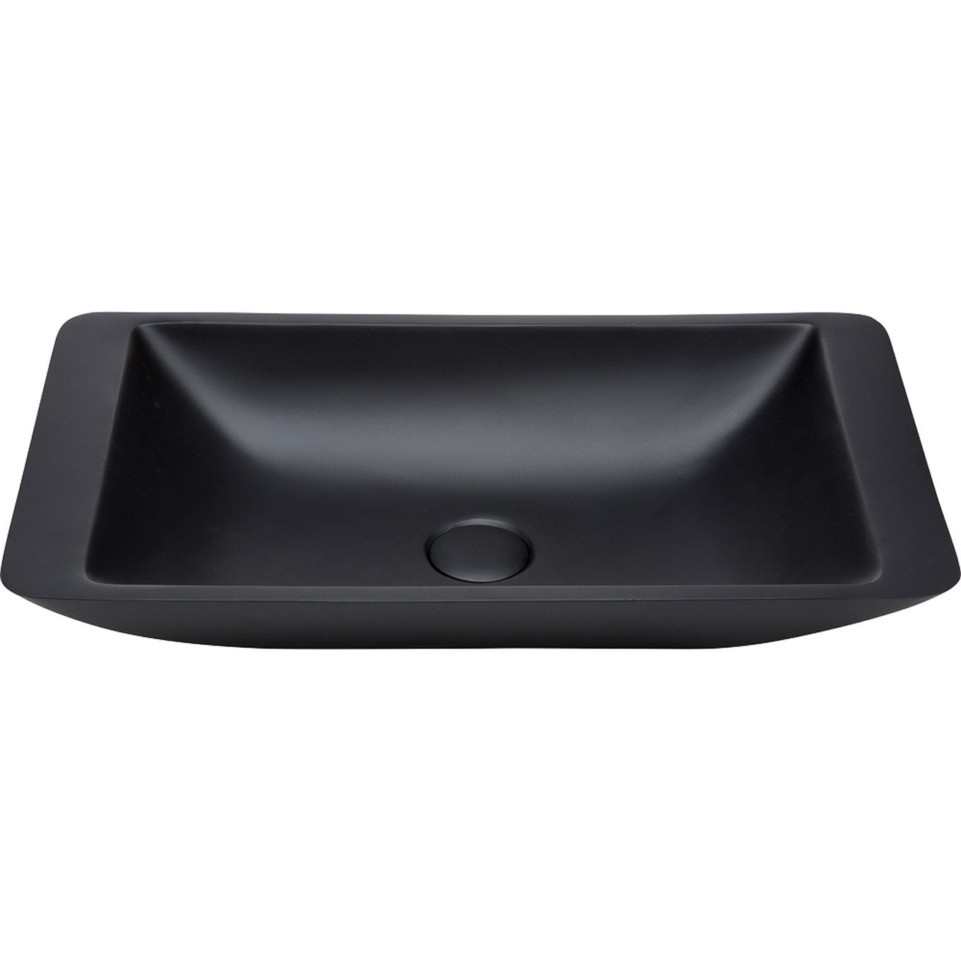 Fienza Classique 600 Stone Basin 600 x 345 x 105mm, Matte Black