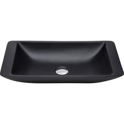 Fienza Classique 600 Stone Basin 600 x 345 x 105mm, Matte Black