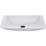 Fienza Classique 600 Cast Stone Basin 600 x 345 x 105mm, Matte White