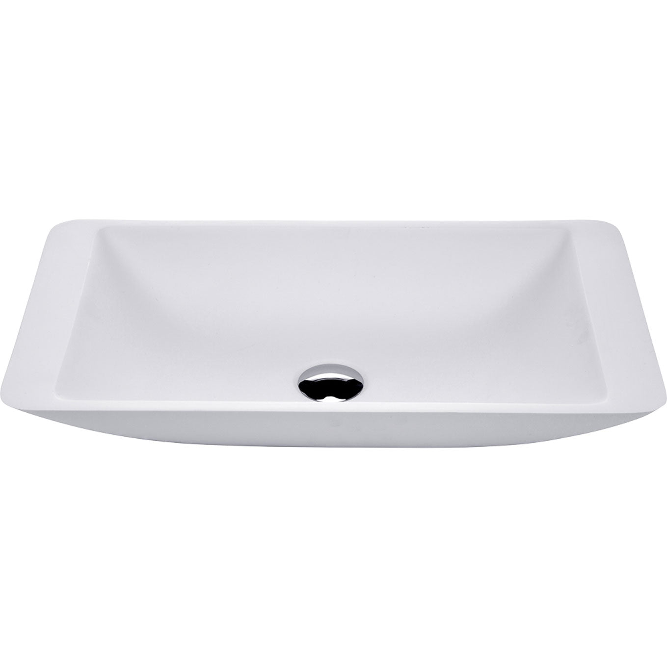 Fienza Classique 600 Cast Stone Basin 600 x 345 x 105mm, Matte White