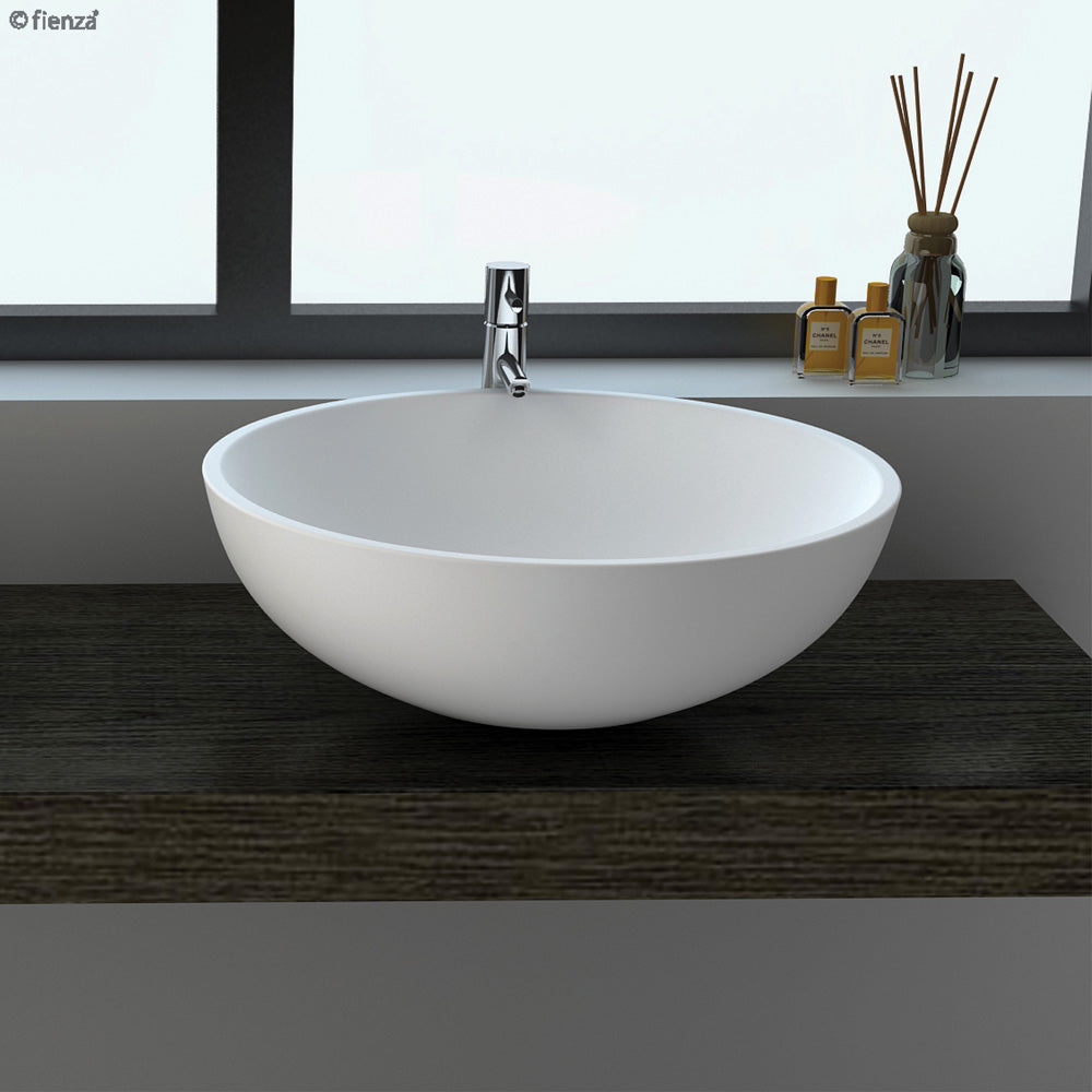 Fienza Lexy Solid Surface Basin, Matte White