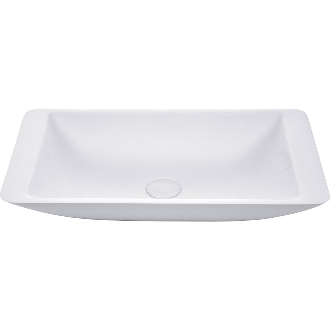 Fienza Classique 600 Cast Stone Basin 600 x 345 x 105mm, Matte White