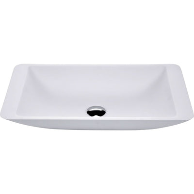 Fienza Classique 600 Cast Stone Basin 600 x 345 x 105mm, Matte White
