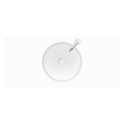 Fienza Encanto 1000 Solid Surface Wall Hung Basin with Overflow 1TH, Matte White