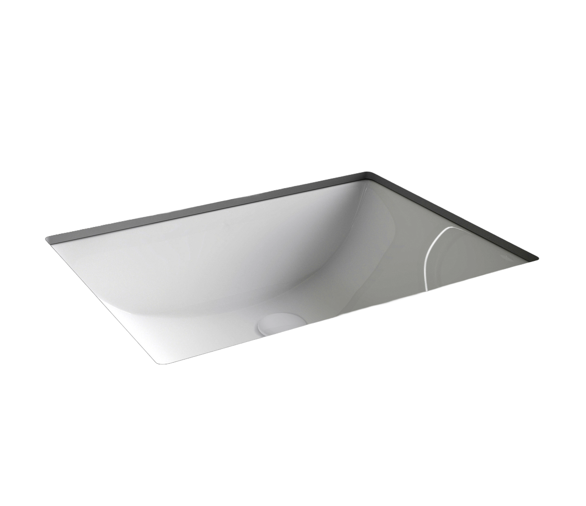 Studio Bagno Cattura Rectangular Undercounter, Gloss White
