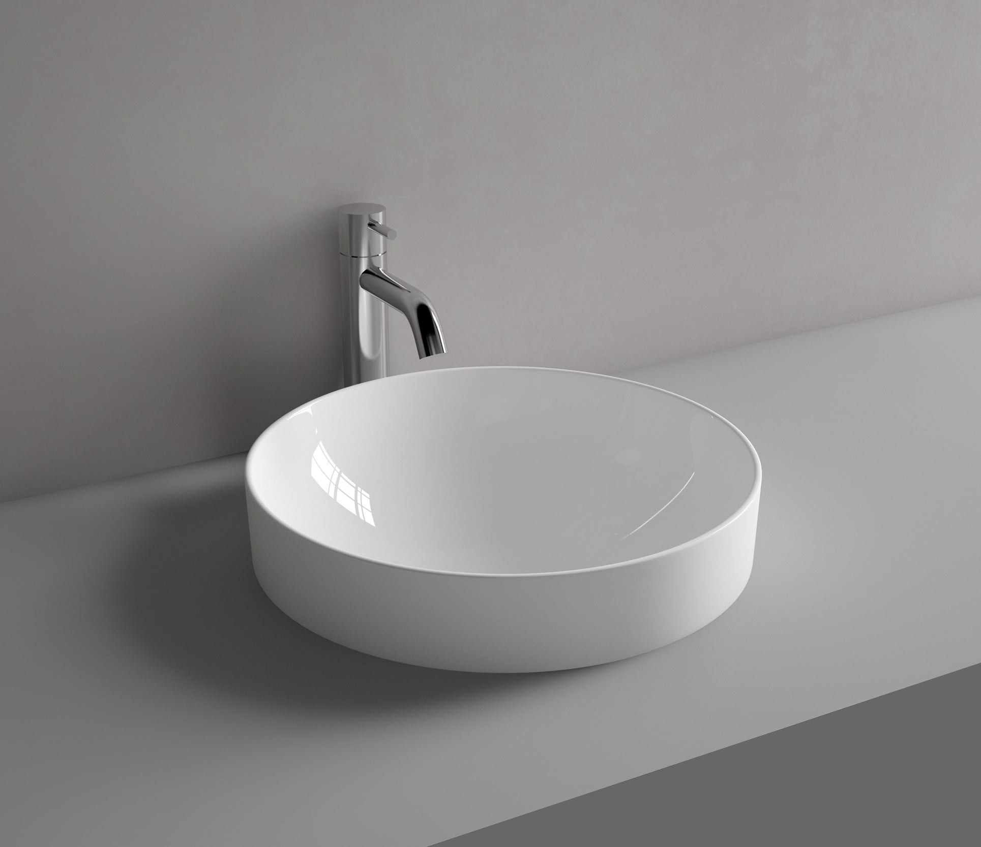 Studio Bagno Cattura Round Inset, Gloss White