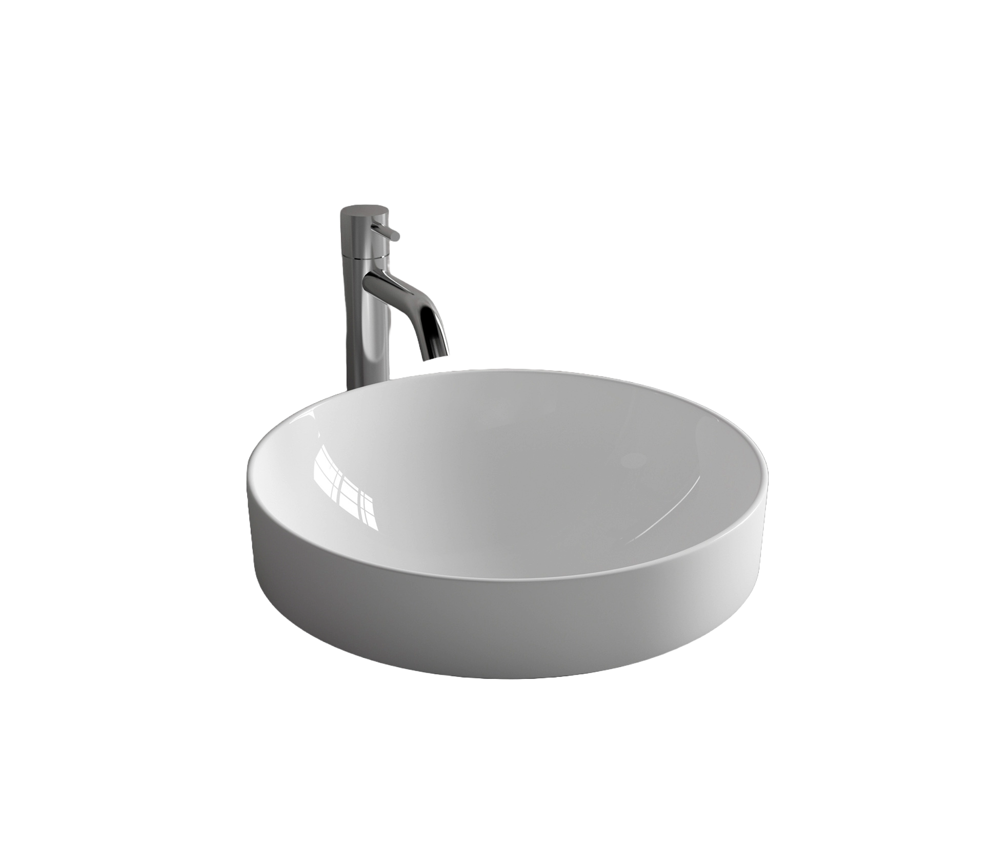 Studio Bagno Cattura Round Inset, Gloss White