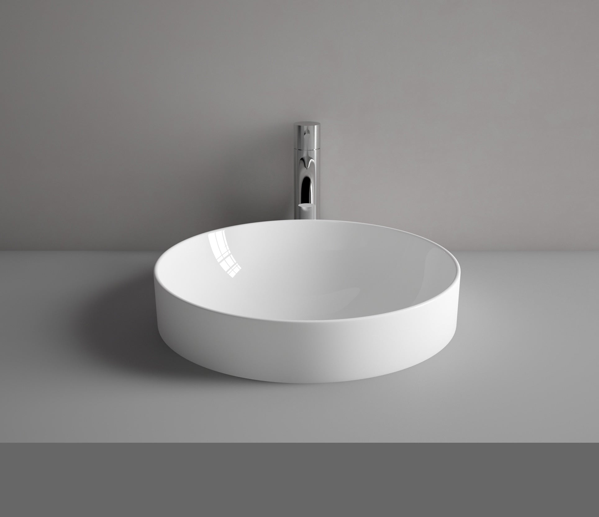 Studio Bagno Cattura Round Inset, Gloss White