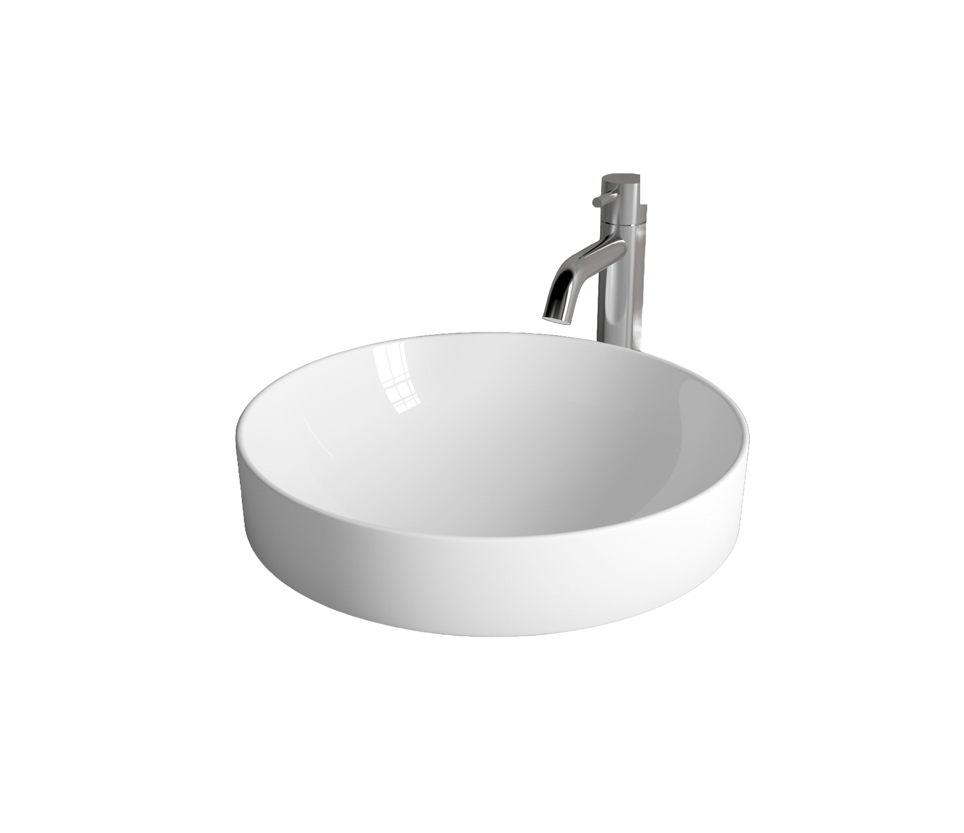 Studio Bagno Cattura Round Inset, Gloss White