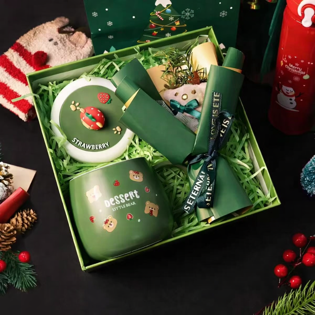 Christmas Green Gift Box