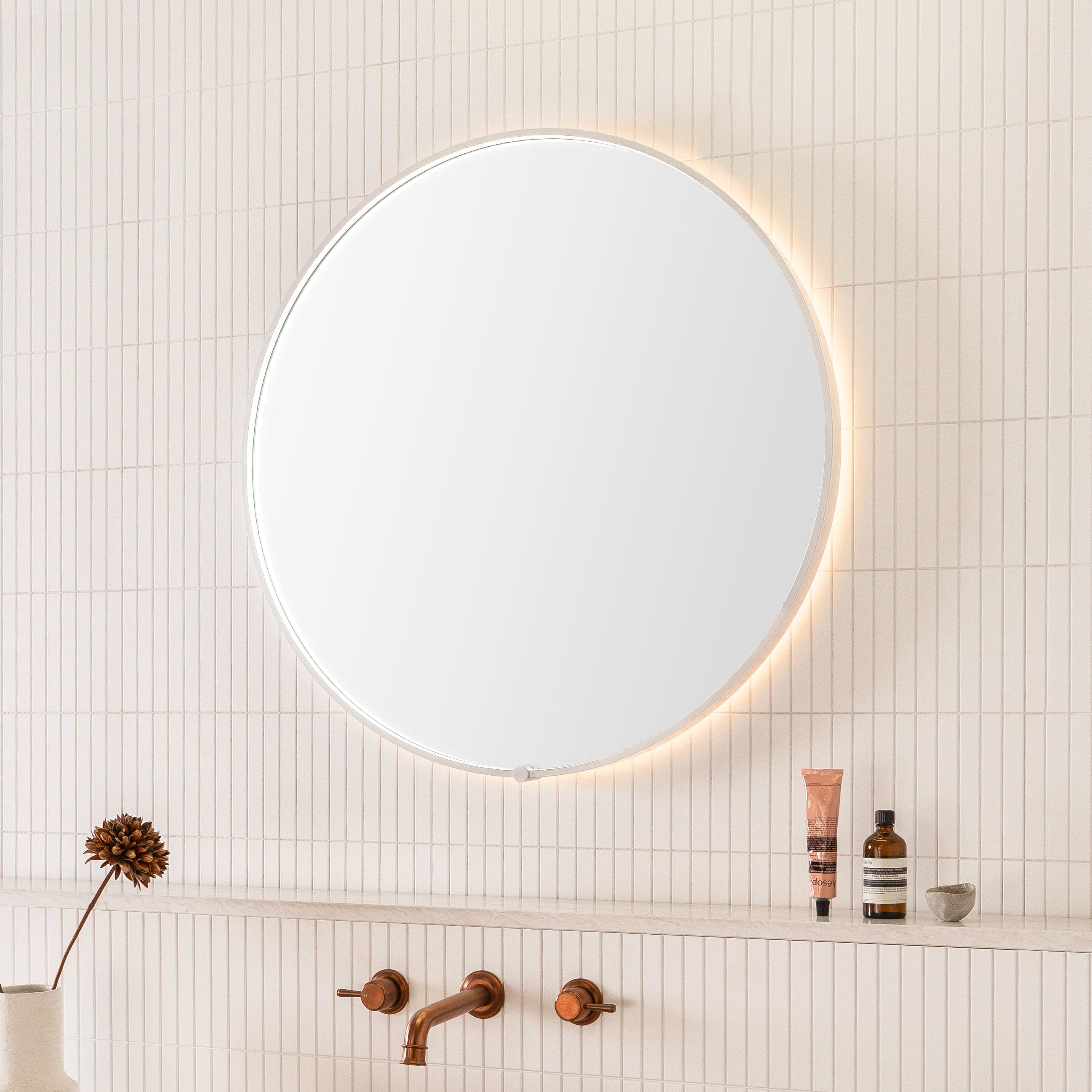ADP Sera Round 750mm Framed LED Mirror