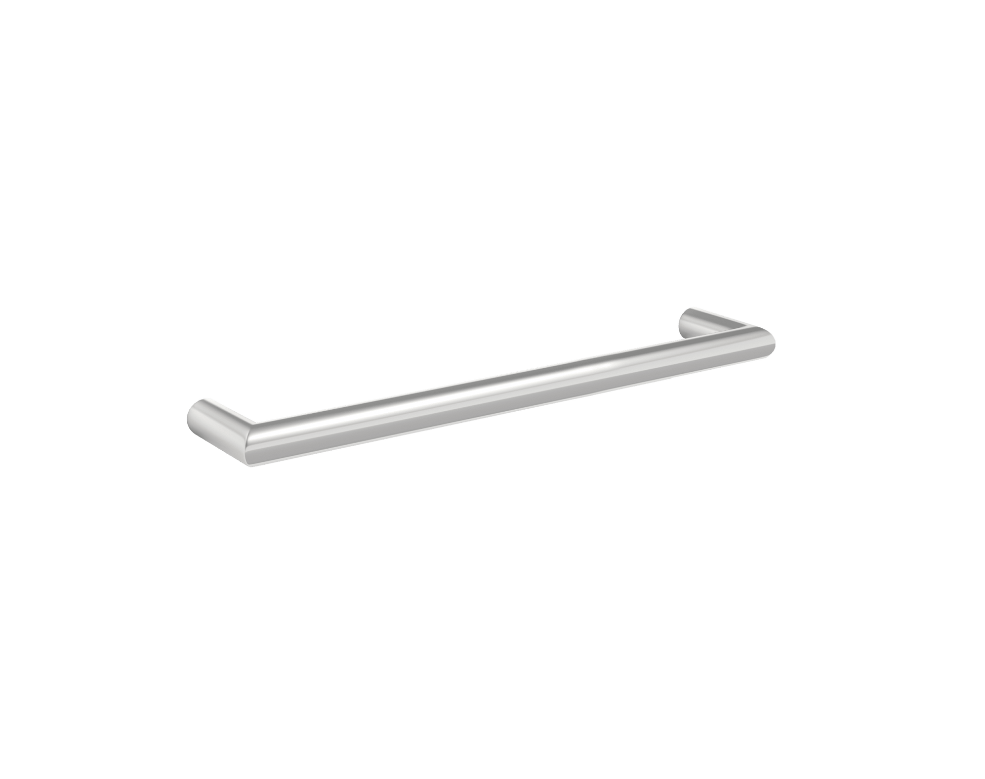 Thermogroup Thermorail Round Single Rail 450x32x100mm 14Watts - Includes Transformer, Polished Stainless Steel