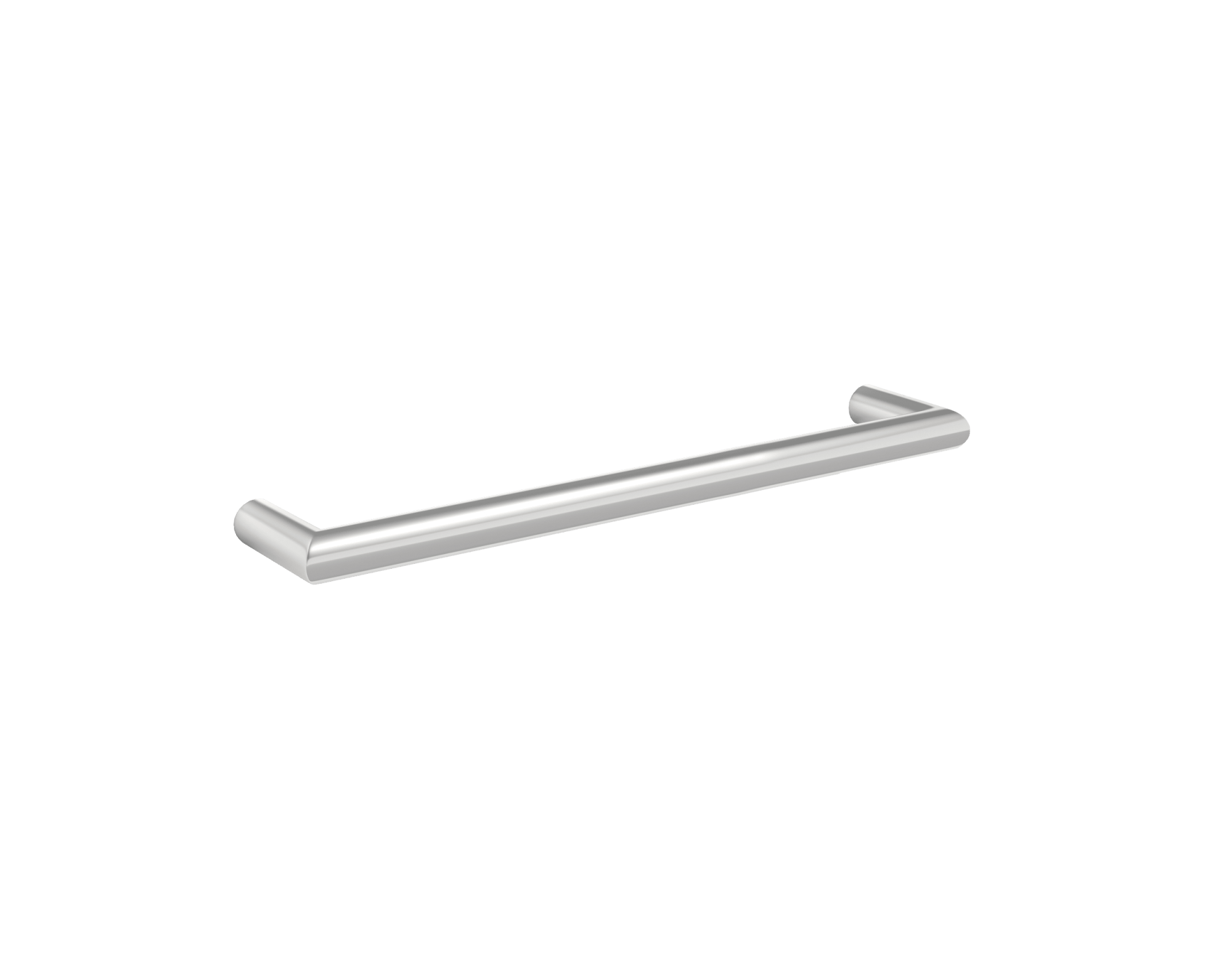 Thermogroup Thermorail Round Single Rail 450x32x100mm 14Watts - Includes Transformer, Polished Stainless Steel