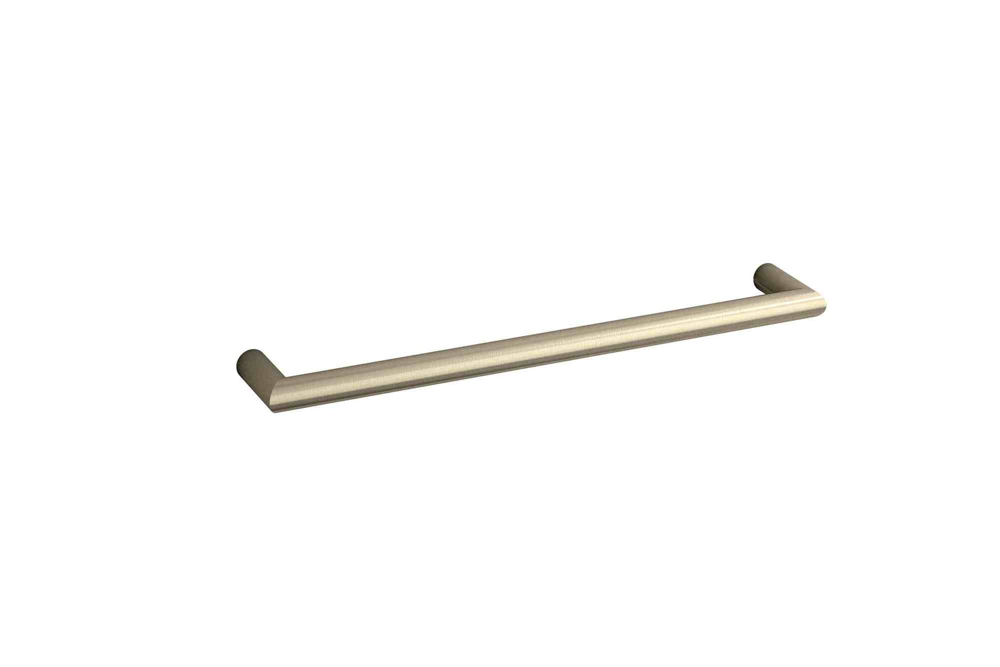Thermogroup Thermorail Round Single Rail 632x32x100mm 18Watts - Includes Transformer, Brushed Nickel