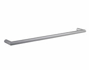 Thermogroup Thermorail Round Single Rail 832x32x100mm 23Watts - Brushed - Includes Transformer, Brushed Stainless Steel